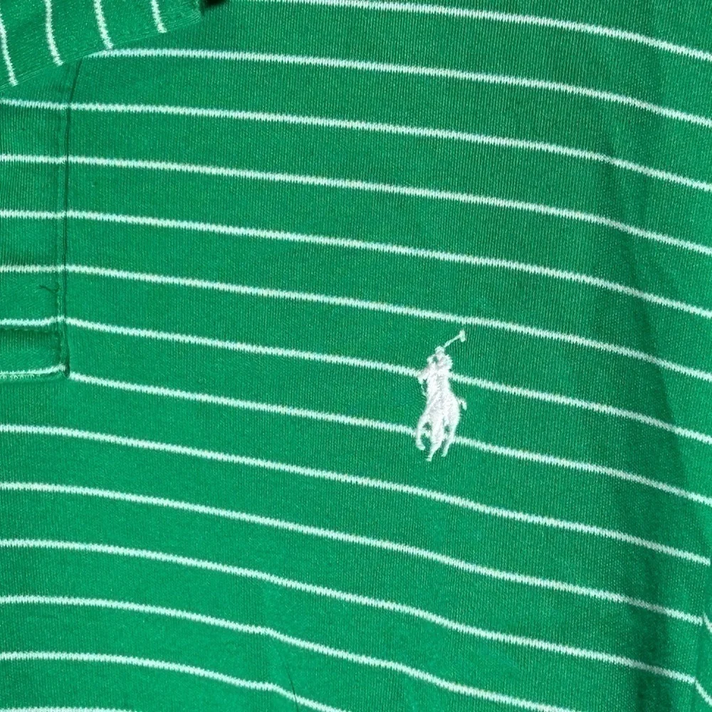 Polo By Ralph Lauren Striped Short Sleeve Polo Top Size Large Men